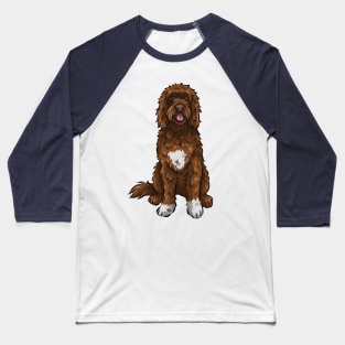 Cute Portuguese Water Dog | Chocolate Baseball T-Shirt